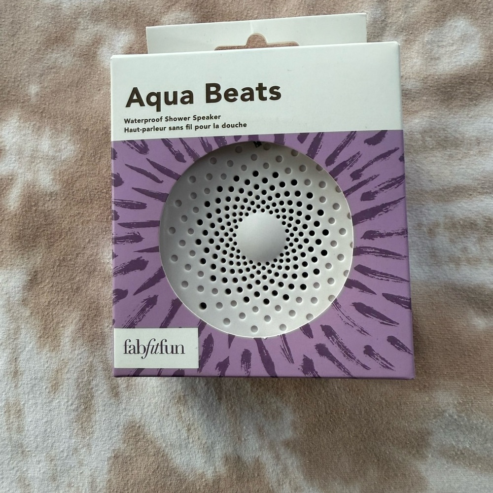 Aqua Beats Waterproof Shower Speaker - FabFitFun (White)